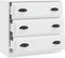 vidaXL - Dressoir - 70x35,5x67,5 - cm - bewerkt - hout - wit