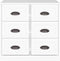 vidaXL - Dressoir - 70x35,5x67,5 - cm - bewerkt - hout - wit