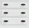 vidaXL - Dressoir - 70x35,5x67,5 - cm - bewerkt - hout - wit
