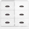 vidaXL - Dressoir - 70x35x67,5 - cm - bewerkt - hout - hoogglans - wit
