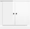 vidaXL - Dressoir - 70x35x67,5 - cm - bewerkt - hout - hoogglans - wit