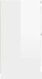 vidaXL - Dressoir - 70x35x67,5 - cm - bewerkt - hout - hoogglans - wit
