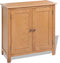 vidaXL - Dressoir - 70x35x75 - cm - massief - eikenhout
