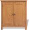 vidaXL - Dressoir - 70x35x75 - cm - massief - eikenhout