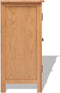 vidaXL - Dressoir - 70x35x75 - cm - massief - eikenhout