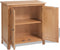 vidaXL - Dressoir - 70x35x75 - cm - massief - eikenhout