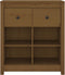 vidaXL - Dressoir - 70x35x80 - cm - massief - grenenhout - honingbruin