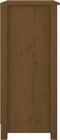 vidaXL - Dressoir - 70x35x80 - cm - massief - grenenhout - honingbruin
