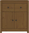 vidaXL - Dressoir - 70x35x80 - cm - massief - grenenhout - honingbruin