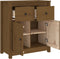 vidaXL - Dressoir - 70x35x80 - cm - massief - grenenhout - honingbruin