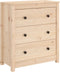 vidaXL - Dressoir - 70x35x80 - cm - massief - grenenhout