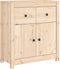 vidaXL - Dressoir - 70x35x80 - cm - massief - grenenhout