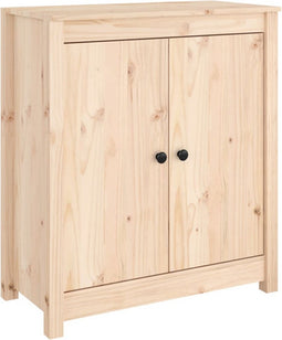 vidaXL - Dressoir - 70x35x80 - cm - massief - grenenhout