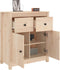 vidaXL - Dressoir - 70x35x80 - cm - massief - grenenhout