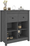 vidaXL - Dressoir - 70x35x80 - cm - massief - grenenhout