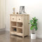 vidaXL - Dressoir - 70x35x80 - cm - massief - grenenhout