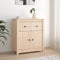 vidaXL - Dressoir - 70x35x80 - cm - massief - grenenhout