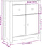vidaXL - Dressoir - 70x35x80 - cm - massief - grenenhout