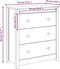 vidaXL - Dressoir - 70x35x80 - cm - massief - grenenhout