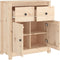 vidaXL - Dressoir - 70x35x80 - cm - massief - grenenhout