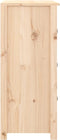 vidaXL - Dressoir - 70x35x80 - cm - massief - grenenhout