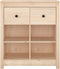 vidaXL - Dressoir - 70x35x80 - cm - massief - grenenhout