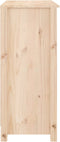 vidaXL - Dressoir - 70x35x80 - cm - massief - grenenhout
