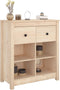vidaXL - Dressoir - 70x35x80 - cm - massief - grenenhout