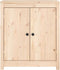 vidaXL - Dressoir - 70x35x80 - cm - massief - grenenhout