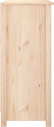 vidaXL - Dressoir - 70x35x80 - cm - massief - grenenhout