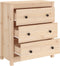 vidaXL - Dressoir - 70x35x80 - cm - massief - grenenhout