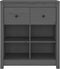 vidaXL - Dressoir - 70x35x80 - cm - massief - grenenhout