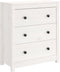vidaXL - Dressoir - 70x35x80 - cm - massief - grenenhout - wit