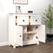 vidaXL - Dressoir - 70x35x80 - cm - massief - grenenhout - wit