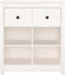 vidaXL - Dressoir - 70x35x80 - cm - massief - grenenhout - wit