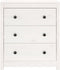 vidaXL - Dressoir - 70x35x80 - cm - massief - grenenhout - wit