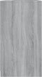 vidaXL - Dressoir - 70x40,5x75 - cm - bewerkt - hout - grijs - sonoma - eikenkleurig
