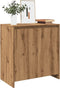 vidaXL - Dressoir - 70x41x75 - cm - bewerkt - hout - artisanaal - eikenkleur