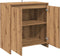 vidaXL - Dressoir - 70x41x75 - cm - bewerkt - hout - artisanaal - eikenkleur