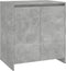 vidaXL - Dressoir - 70x41x75 - cm - bewerkt - hout - betongrijs