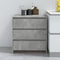 vidaXL - Dressoir - 70x41x75 - cm - bewerkt - hout - betongrijs