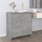 vidaXL - Dressoir - 70x41x75 - cm - bewerkt - hout - betongrijs