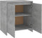 vidaXL - Dressoir - 70x41x75 - cm - bewerkt - hout - betongrijs