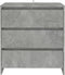 vidaXL - Dressoir - 70x41x75 - cm - bewerkt - hout - betongrijs