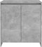 vidaXL - Dressoir - 70x41x75 - cm - bewerkt - hout - betongrijs