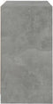 vidaXL - Dressoir - 70x41x75 - cm - bewerkt - hout - betongrijs