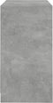 vidaXL - Dressoir - 70x41x75 - cm - bewerkt - hout - betongrijs