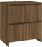 vidaXL - Dressoir - 70x41x75 - cm - bewerkt - hout - bruin - eikenkleur