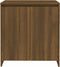 vidaXL - Dressoir - 70x41x75 - cm - bewerkt - hout - bruin - eikenkleur