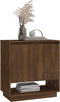 vidaXL - Dressoir - 70x41x75 - cm - bewerkt - hout - bruin - eikenkleur